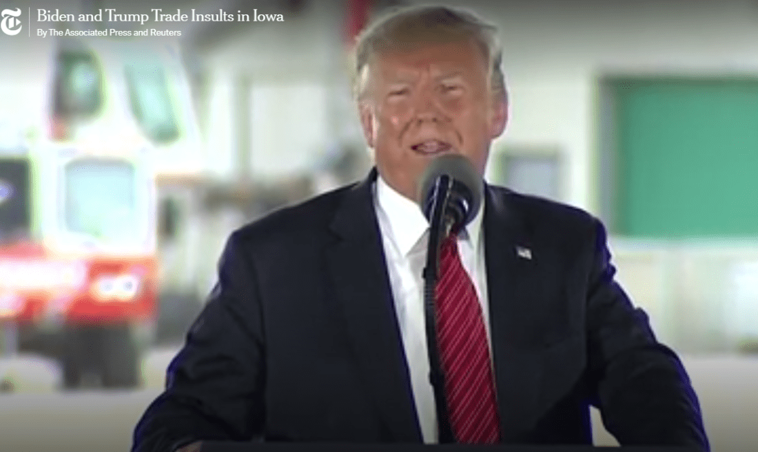 Trump Biden Iowa 11 june 2019