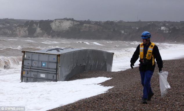 Maersk tabt container