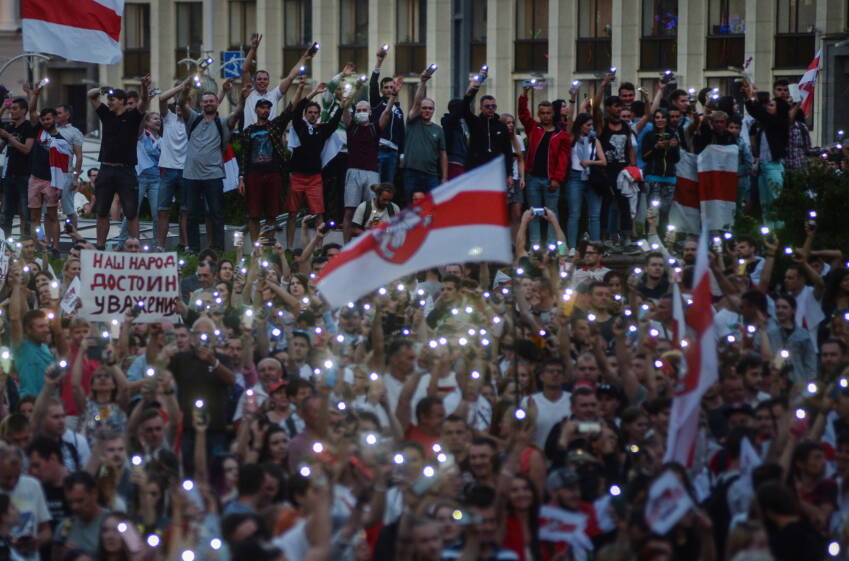 Hviderusland protester