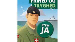 Valgplakat forsvarsforbehold