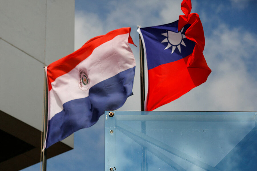 Paraguays og Taiwans flag