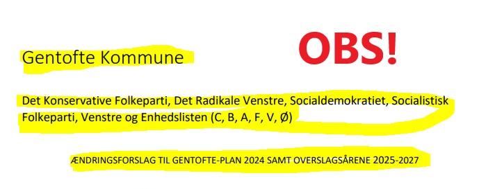 Gentofte budget